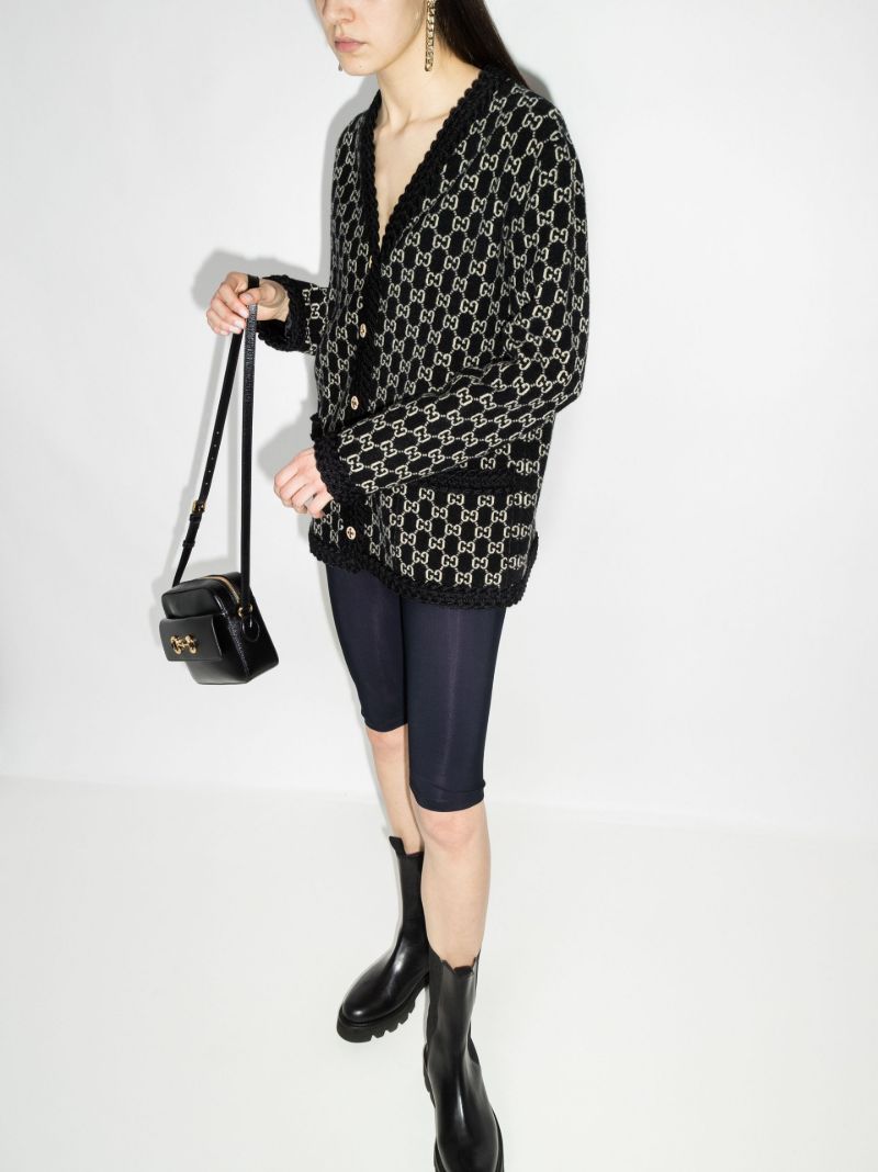 Monogram Wool Cardigan