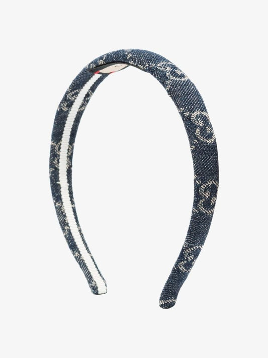 Gg Supreme Denim Hair Band