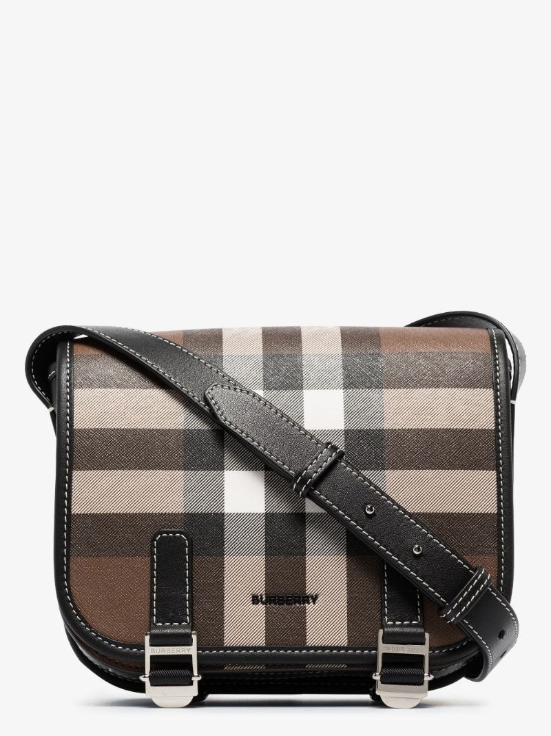 Brown Rider House Check Cross Body Bag