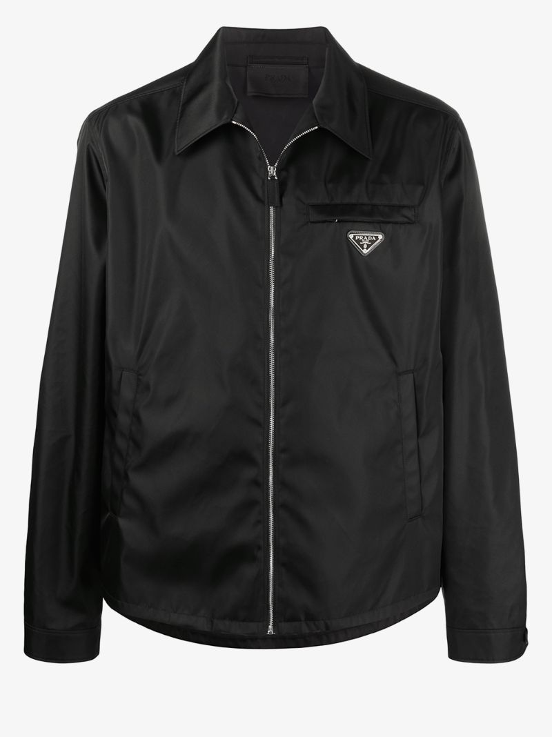 Re-nylon Logo Plaque Shirt