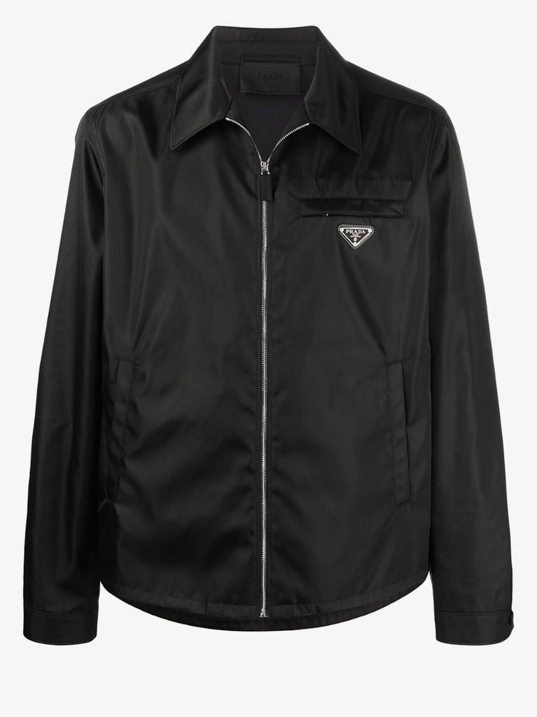 Re-nylon Logo Plaque Shirt