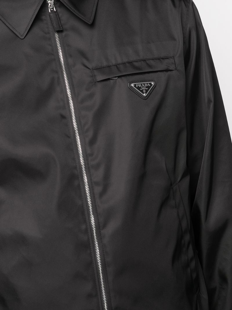 Re-nylon Logo Plaque Shirt