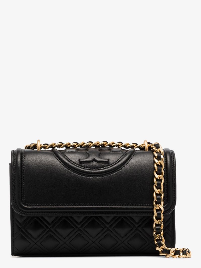 Black Fleming Small Leather Cross Body Bag