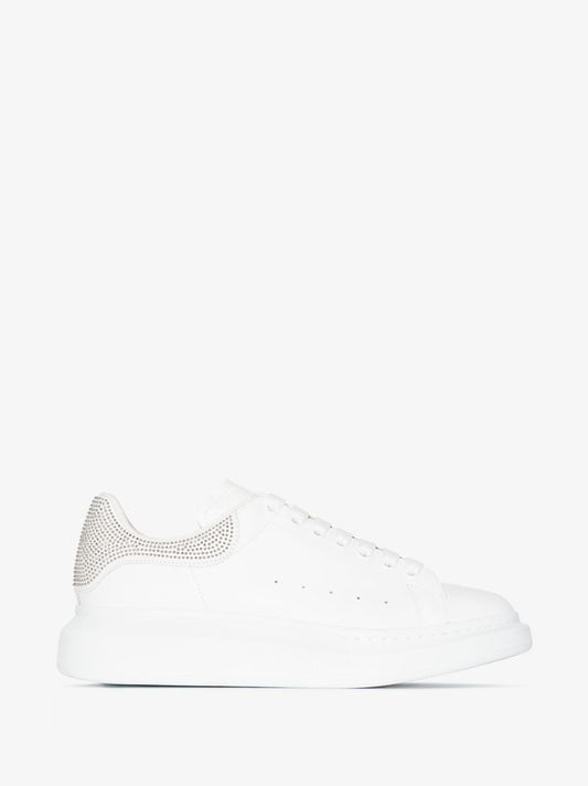 White Studded Oversized Sneakers