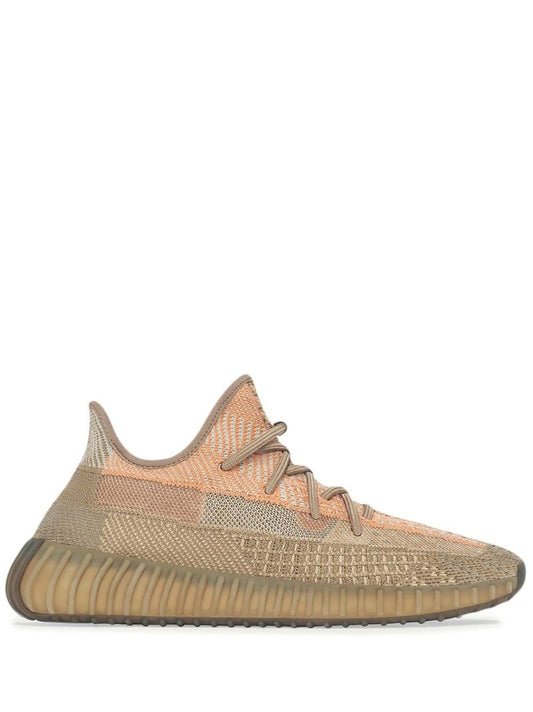 Pink and Neutral Boost 350 V2 Sand Taupe Sneakers