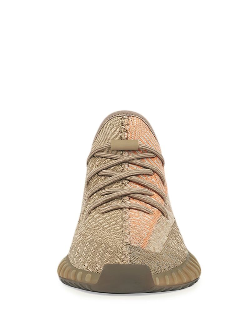 Pink and Neutral Boost 350 V2 Sand Taupe Sneakers