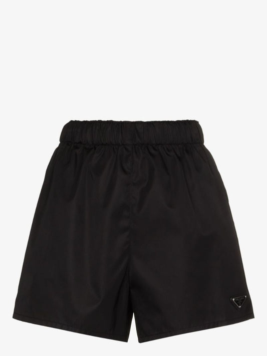 Logo Plaque Re-nylon Shorts