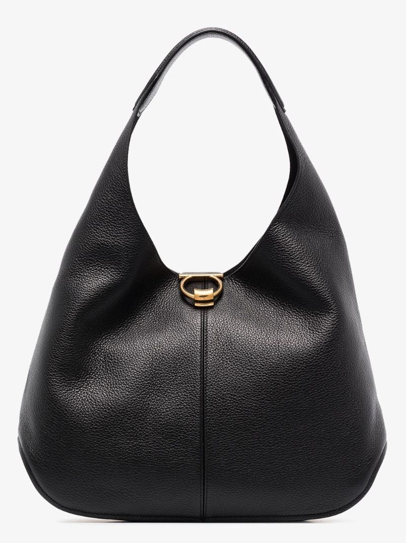 Black Margot Leather Shoulder Bag