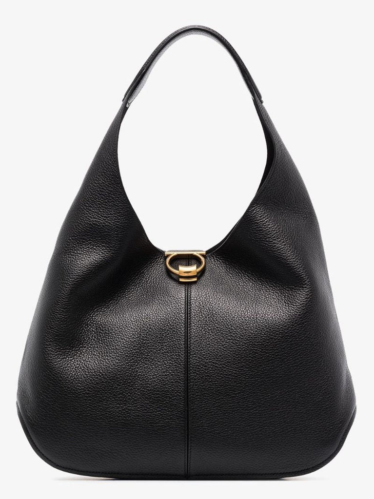 Black Margot Leather Shoulder Bag