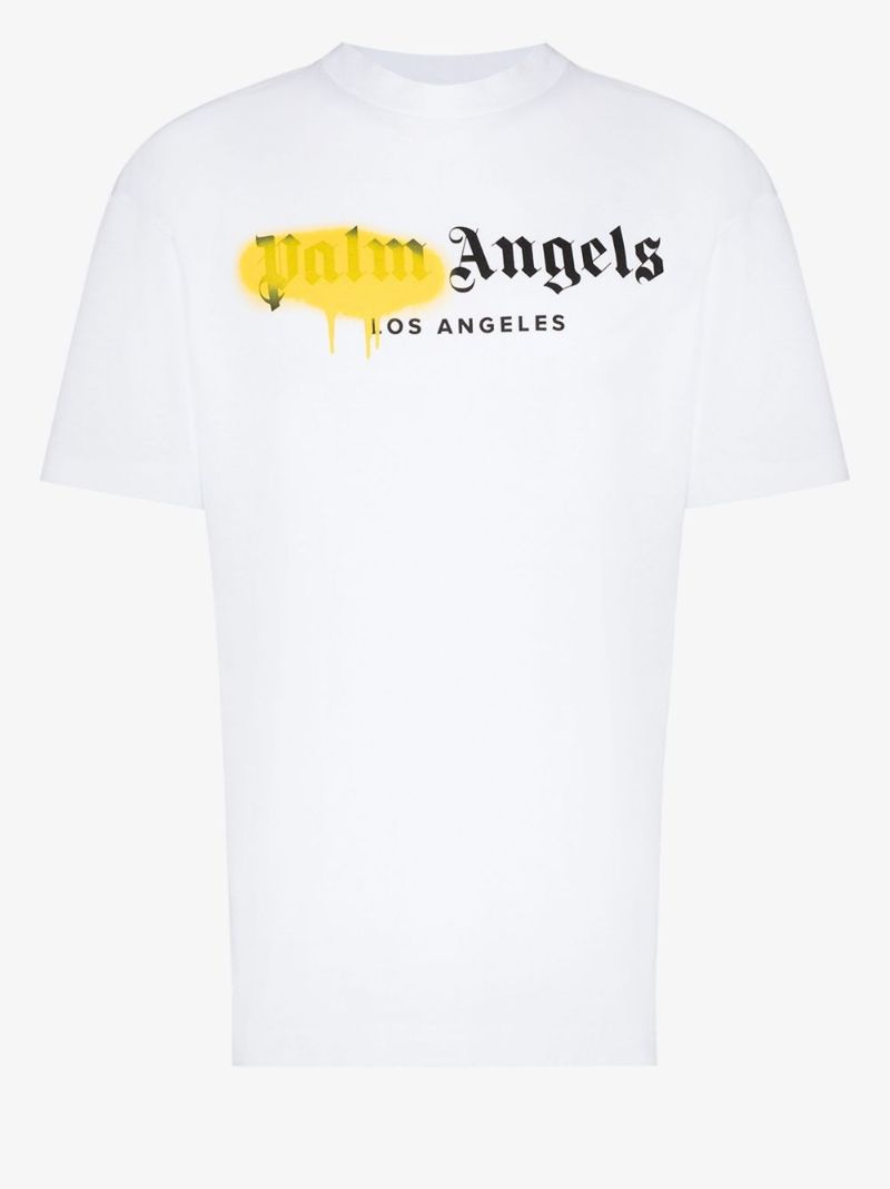 La Spray Paint-effect T-shirt