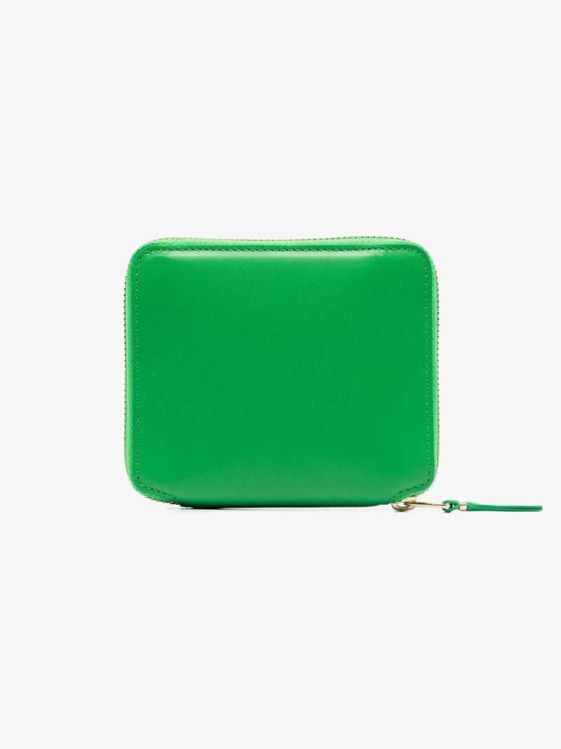 Green Geometric Print Wallet
