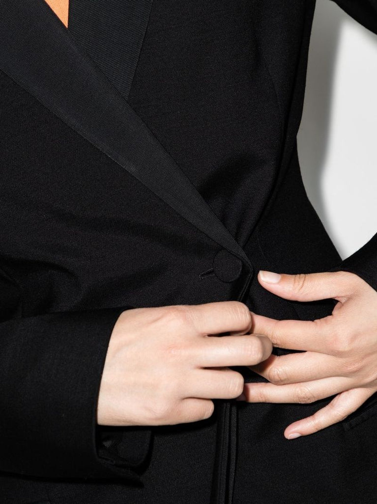 Off-centre Button Blazer