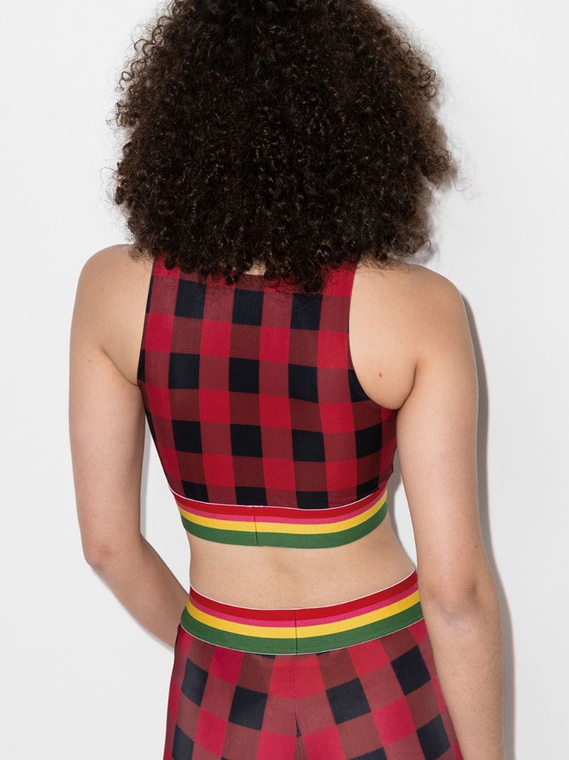 Buffalo Checked Sports Bra