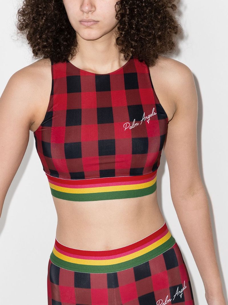 Buffalo Checked Sports Bra