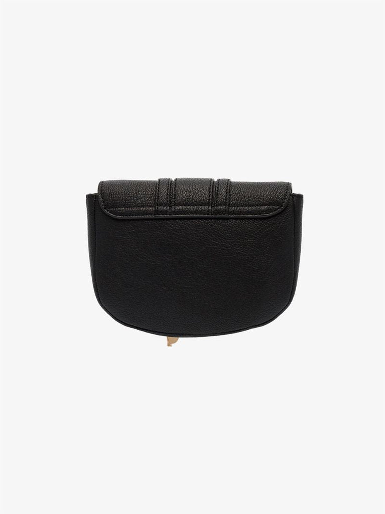 Black Hana Mini Leather Cross Body Bag