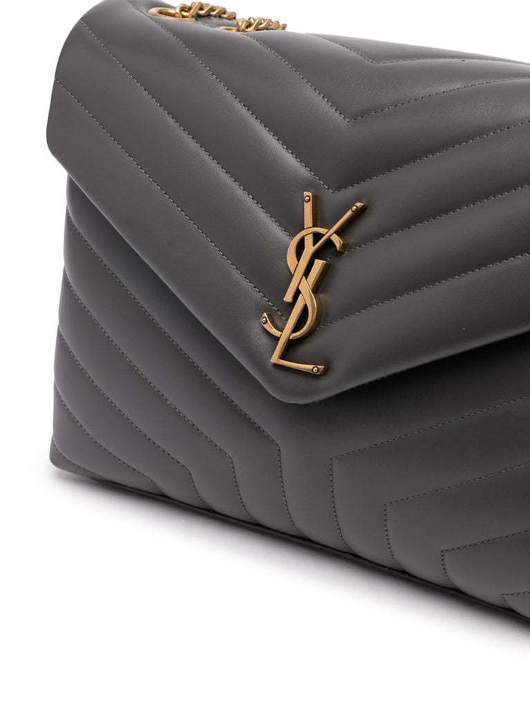 Black Loulou Quilted Shoulder Bag