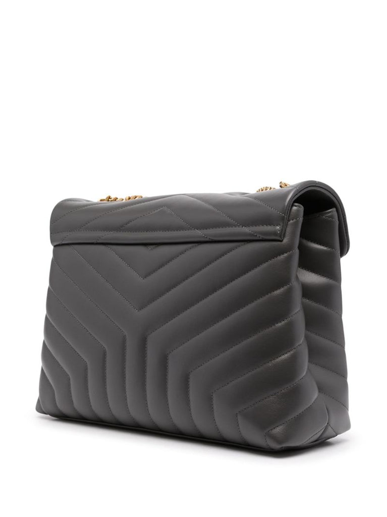 Black Loulou Quilted Shoulder Bag