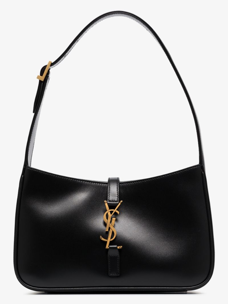 Black Le 5 Ã_x0083_â_x0082_¬ 7 Leather Shoulder Bag