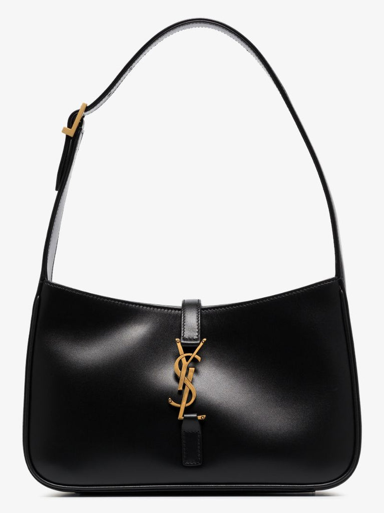 Black Le 5 Ã_x0083_â_x0082_¬ 7 Leather Shoulder Bag