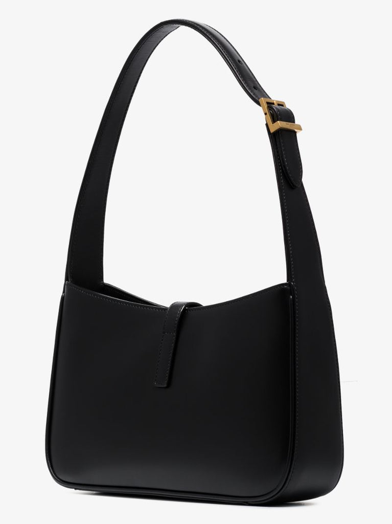 Black Le 5 Ã_x0083_â_x0082_¬ 7 Leather Shoulder Bag