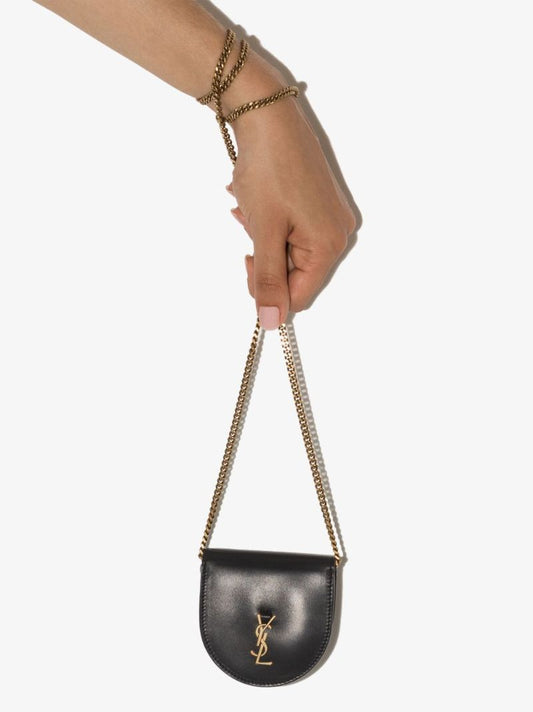 Black Baby Kaia Leather Mini Bag
