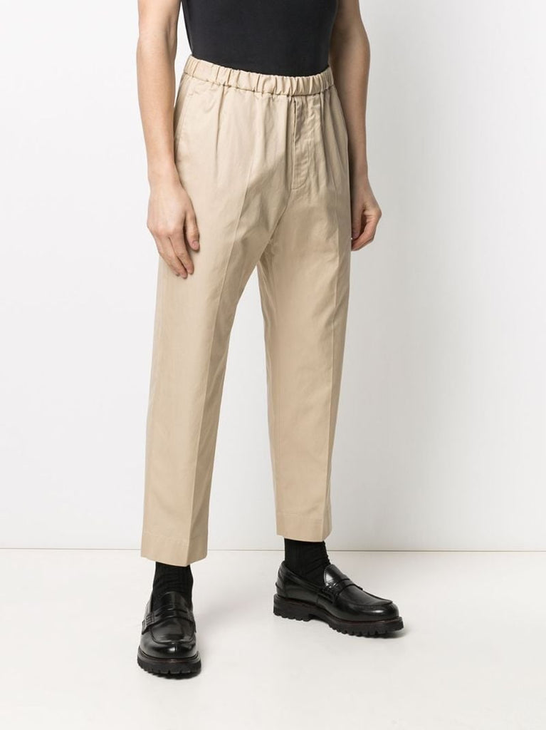 Cropped Straight-leg Trousers