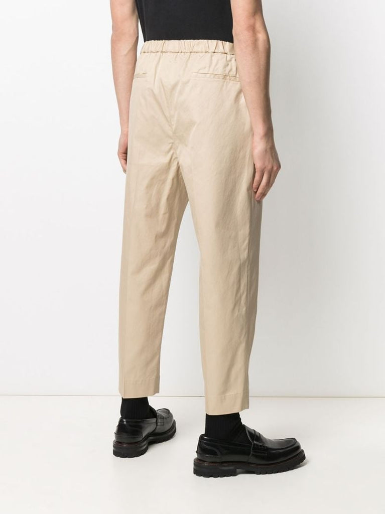 Cropped Straight-leg Trousers