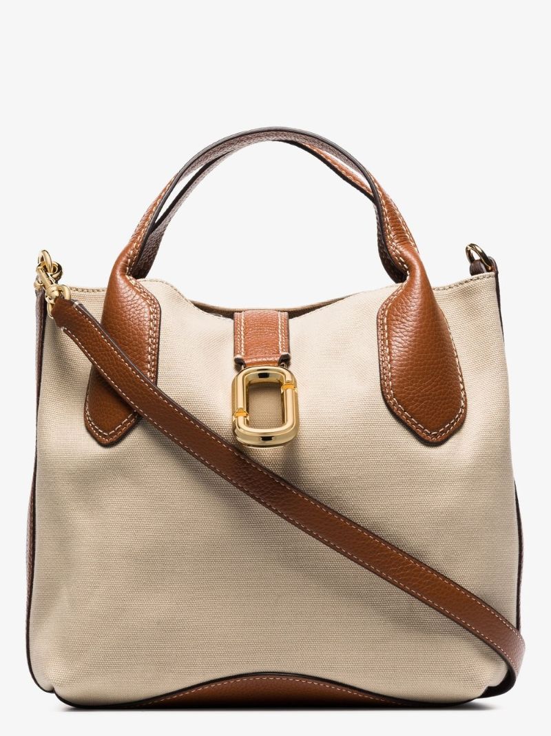 Beige the Reporter Canvas Cross Body Bag