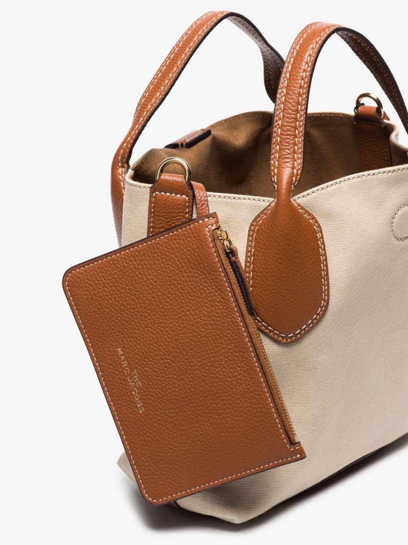 Beige the Reporter Canvas Cross Body Bag
