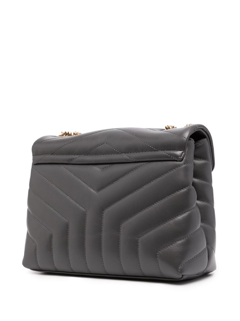 Small Grey Loulou Shoulder Bag