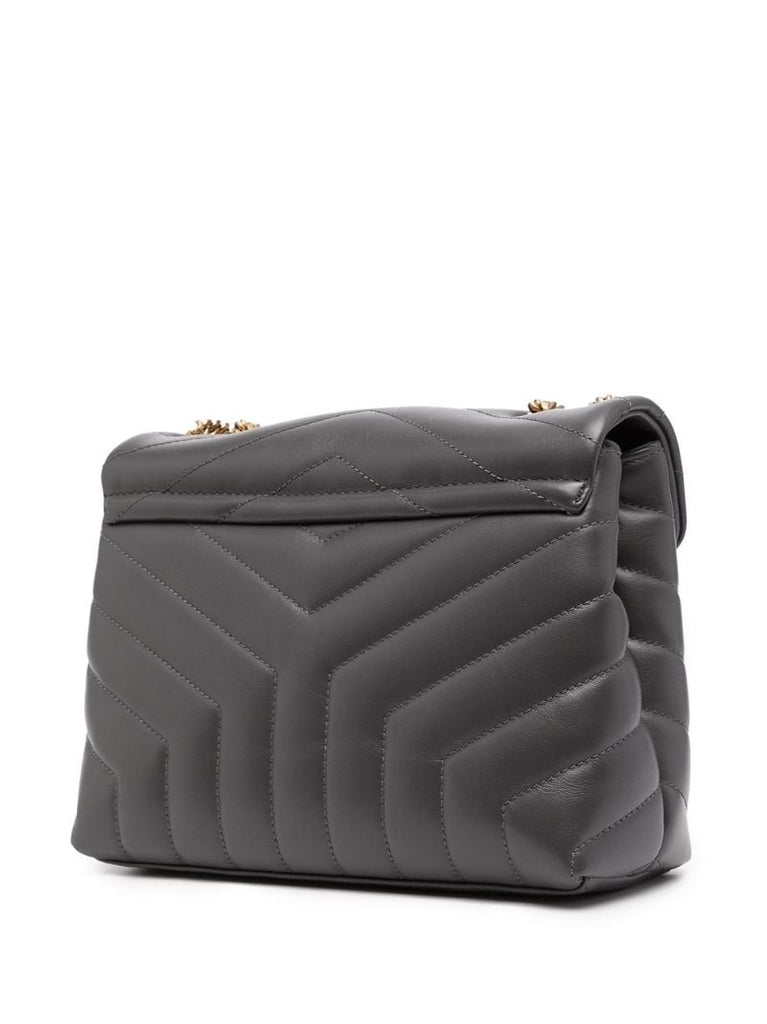Small Grey Loulou Shoulder Bag