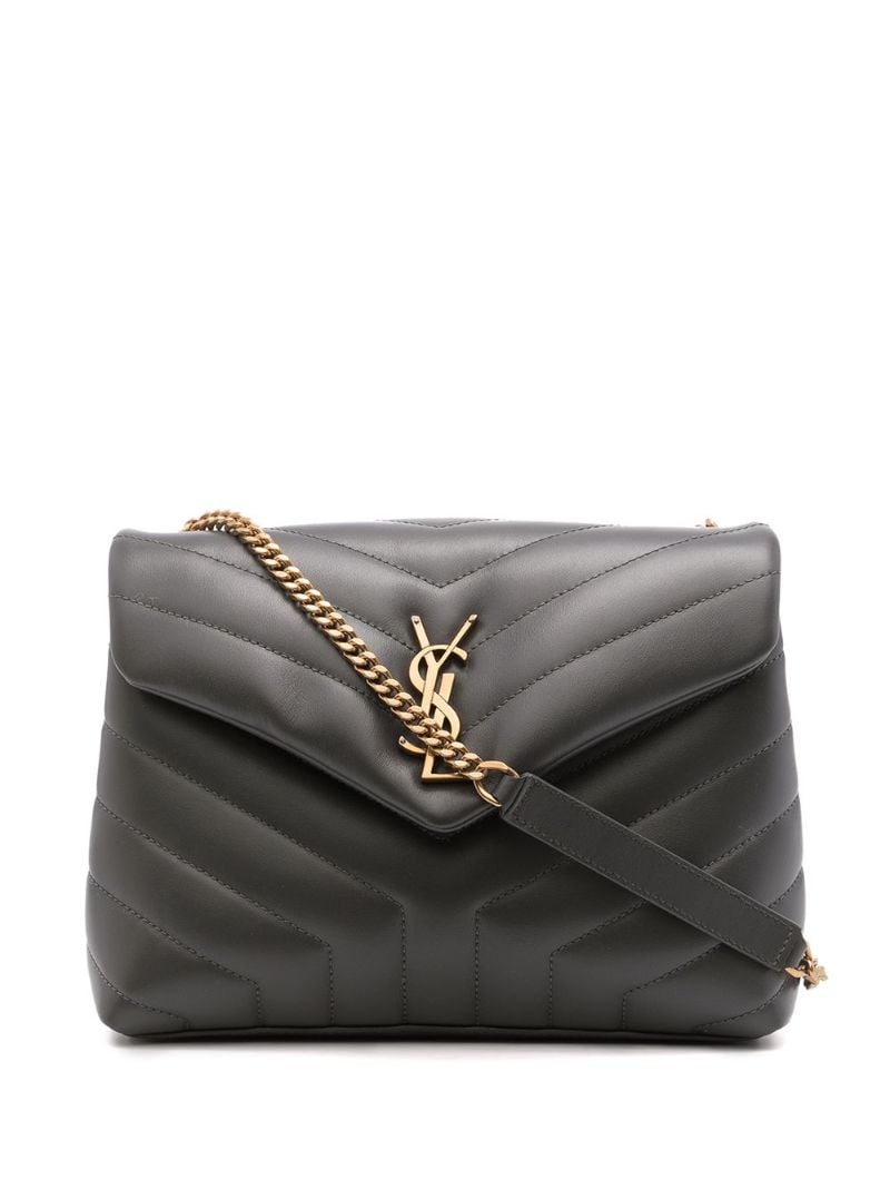 Small Grey Loulou Shoulder Bag