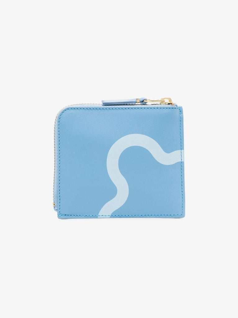 Blue Ruby Eyes Zip-around Wallet