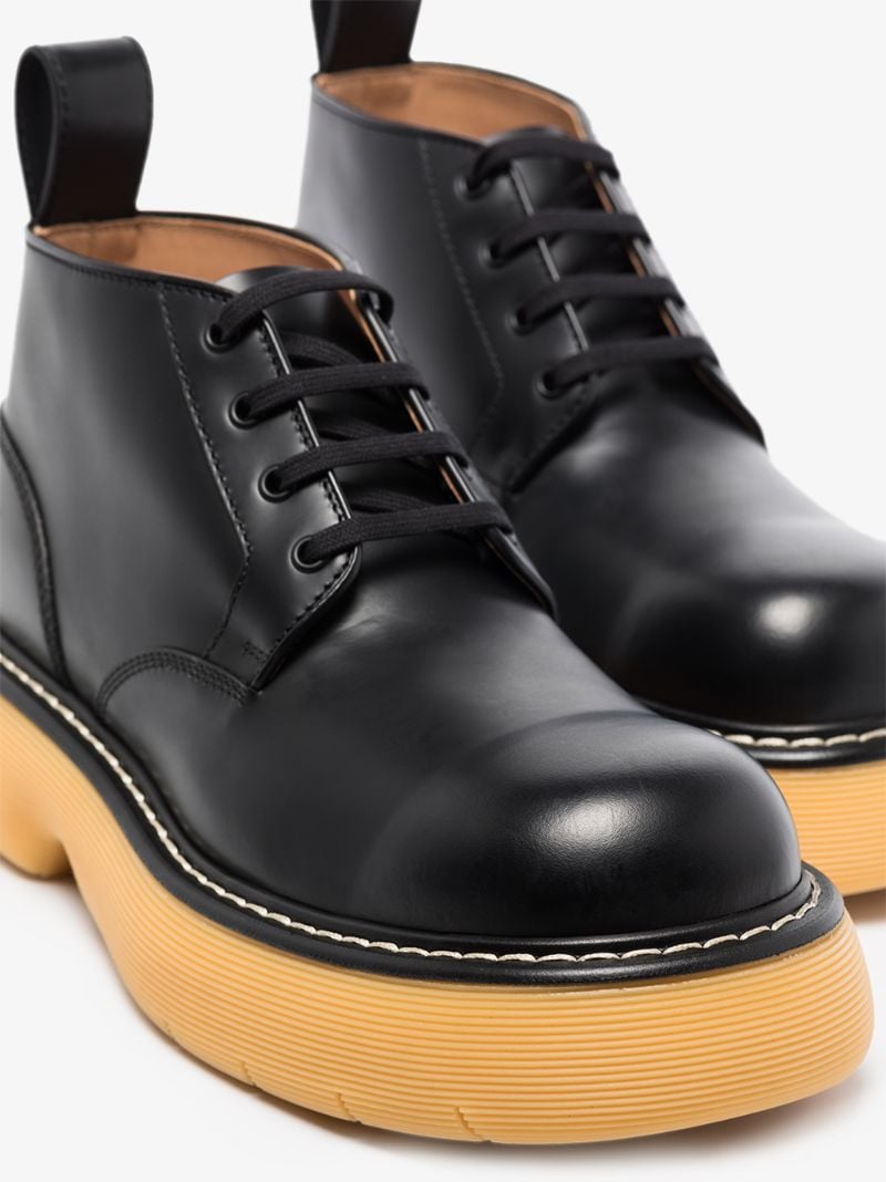 Black Bounce Leather Boots
