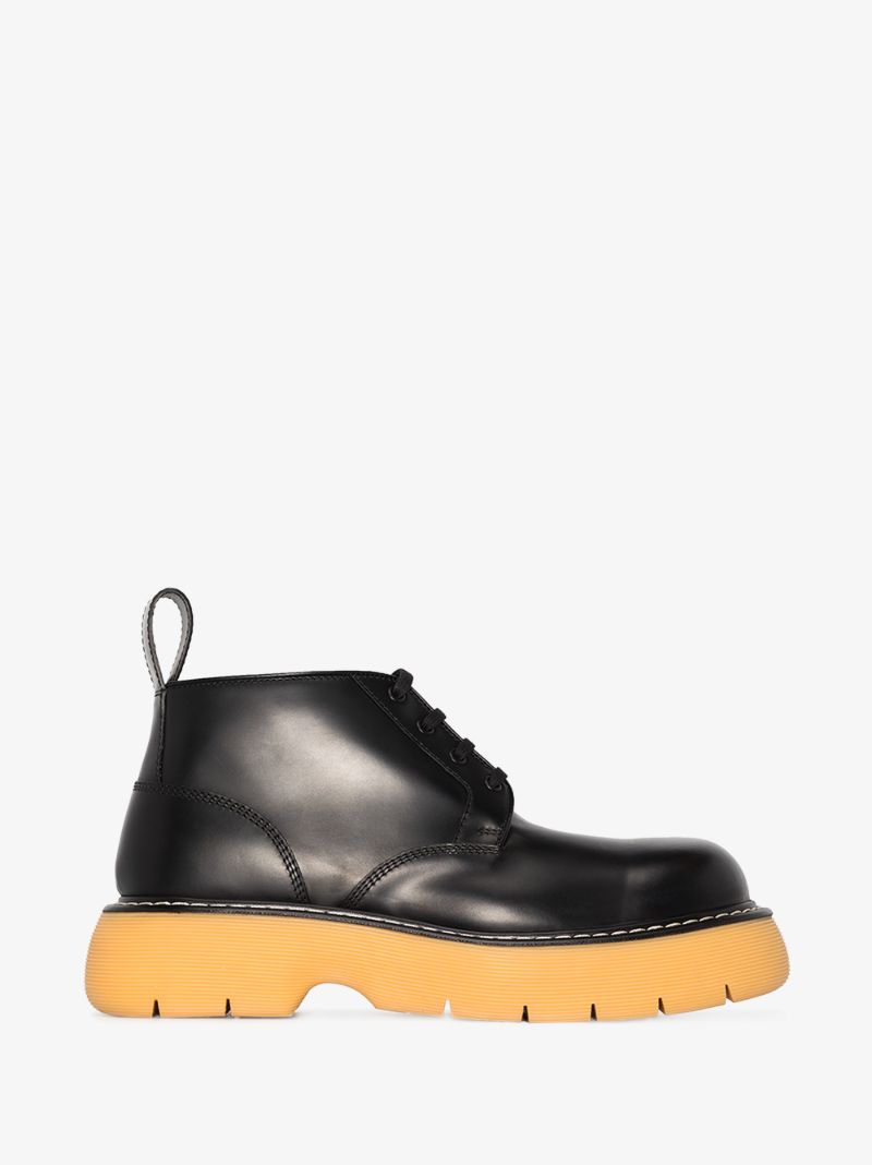 Black Bounce Leather Boots