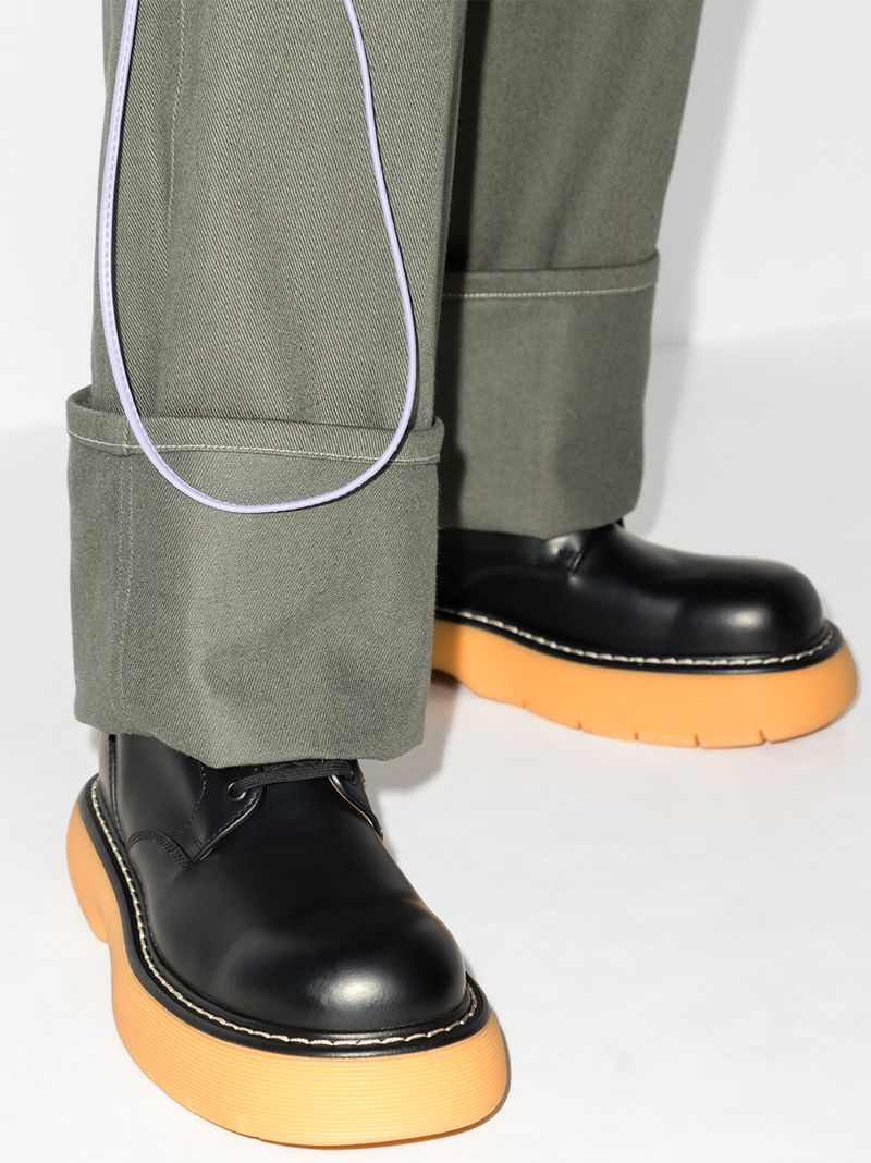 Black Bounce Leather Boots