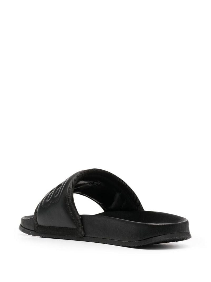Padded Leather Slides