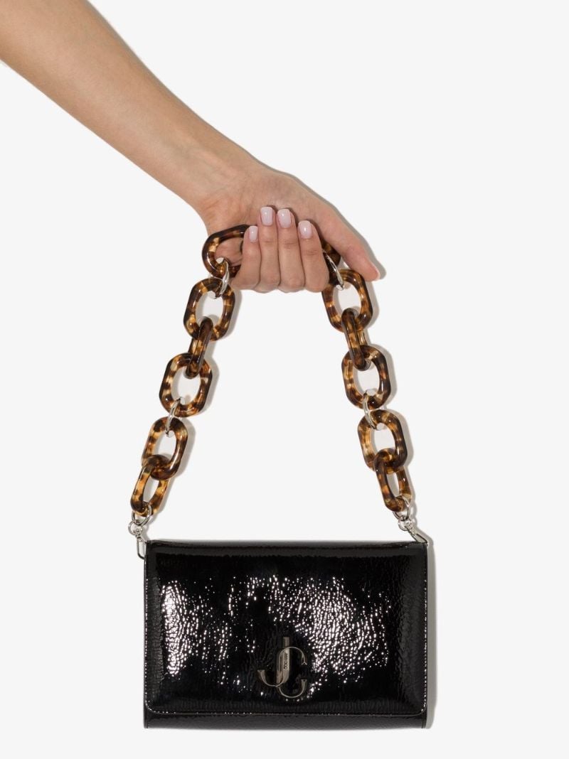 Black Varenne Patent Leather Clutch Bag