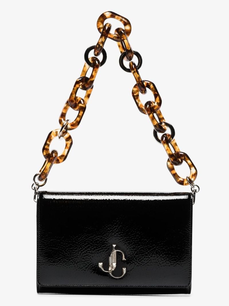 Black Varenne Patent Leather Clutch Bag