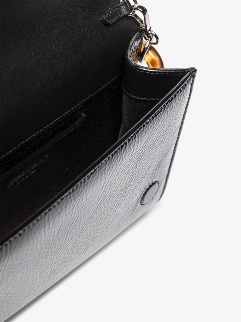 Black Varenne Patent Leather Clutch Bag