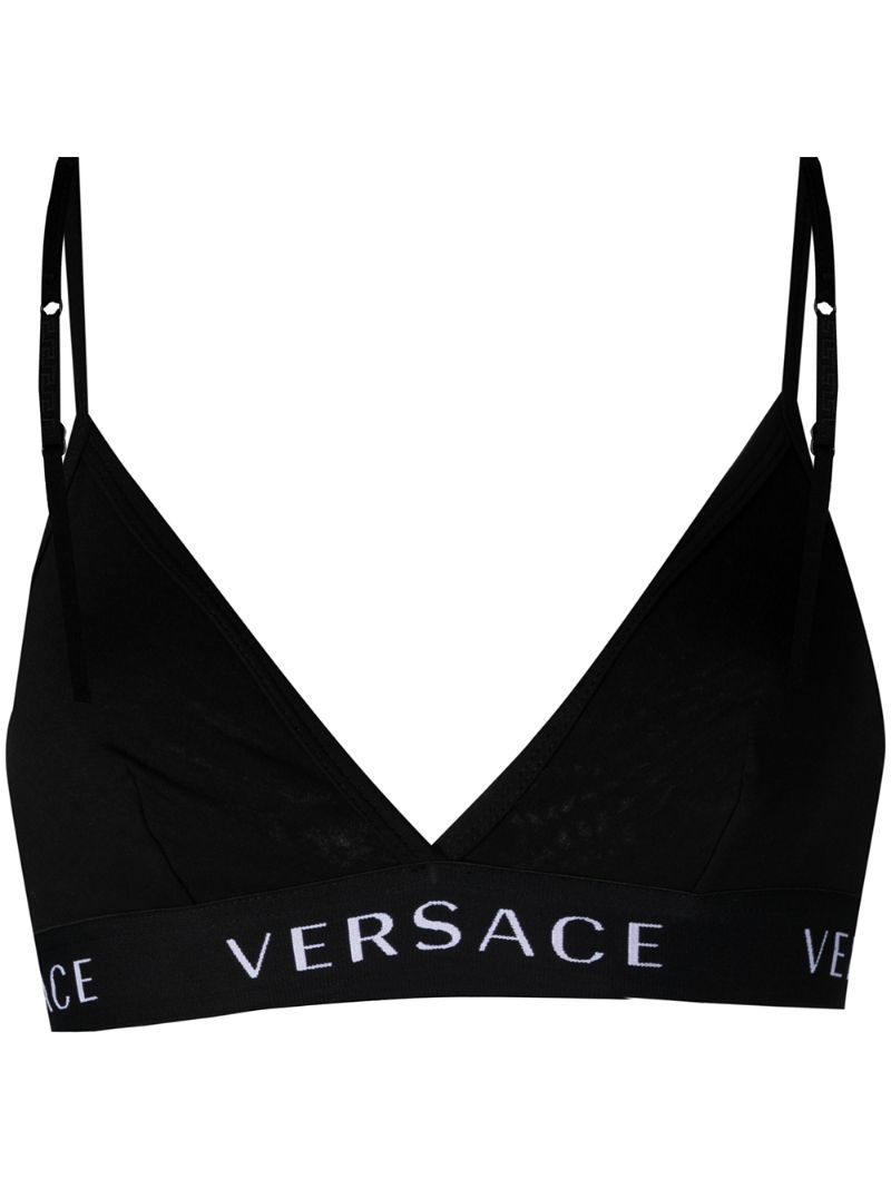 Logo Tape Triangle Bra