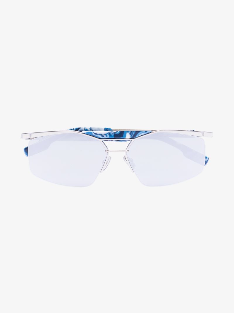 Blue Psychodelic Sunglasses