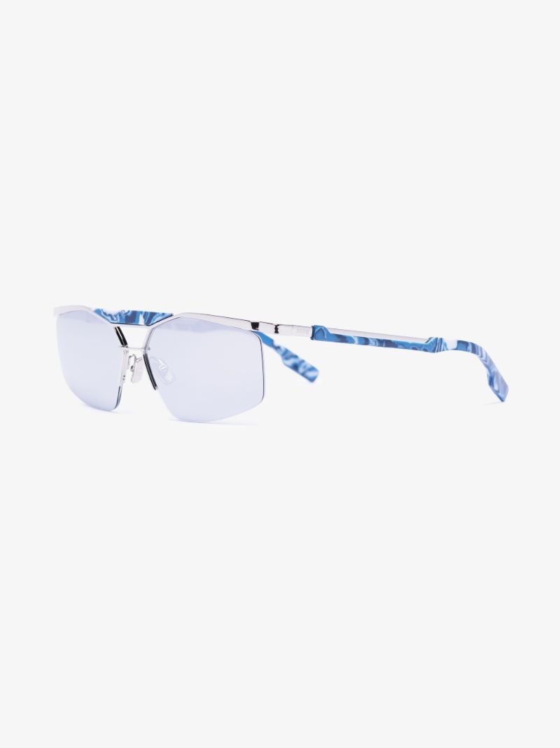 Blue Psychodelic Sunglasses