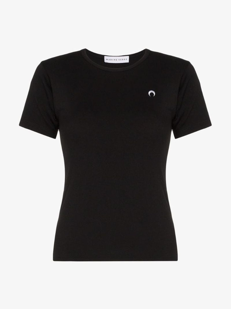 Crescent Moon Embroidered T-shirt