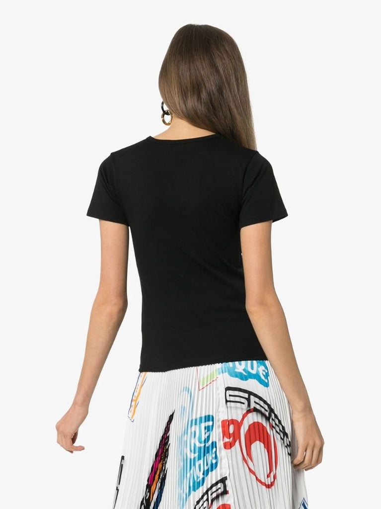 Crescent Moon Embroidered T-shirt
