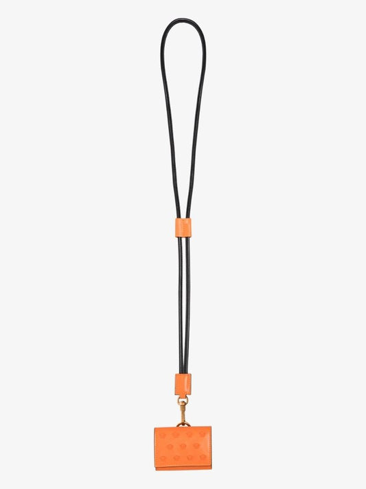 Orange Medusa Head Embellished Airpods Case