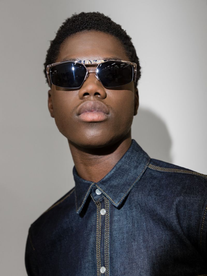 Gold Tone Psychodelic Sunglasses