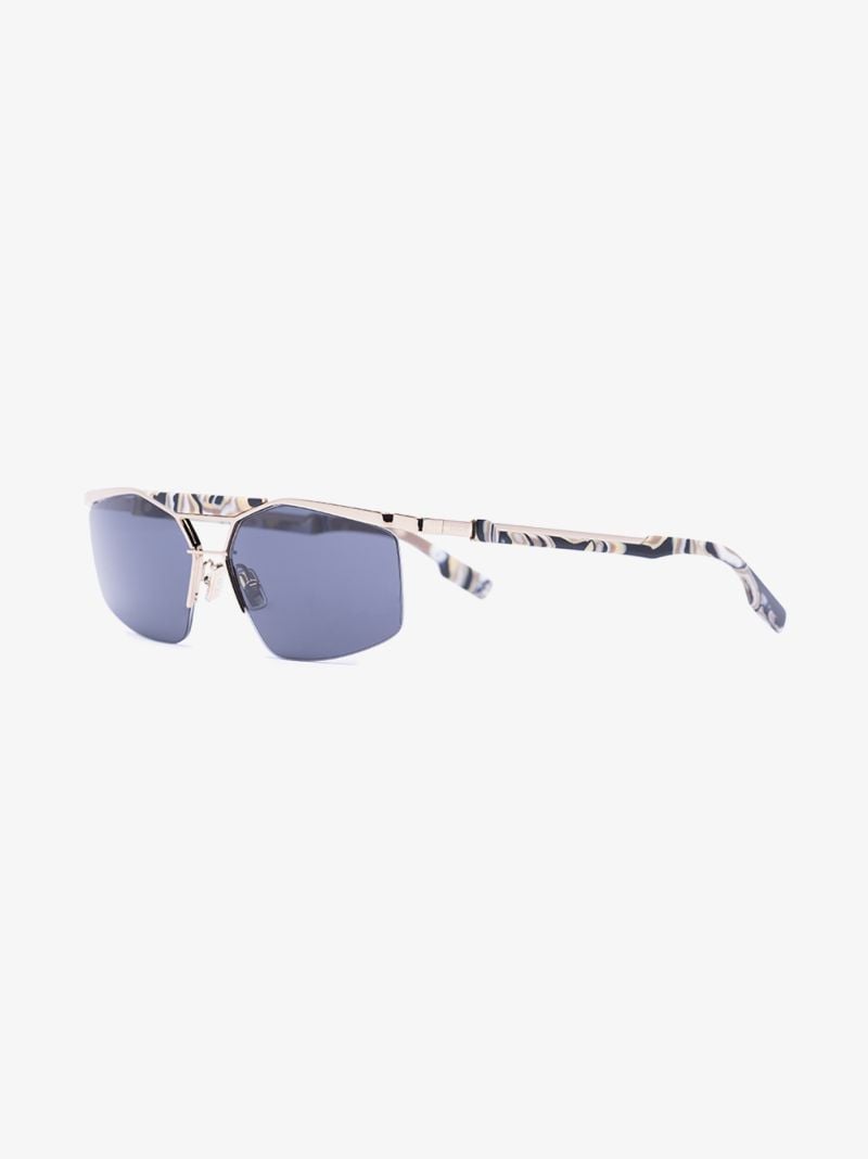 Gold Tone Psychodelic Sunglasses