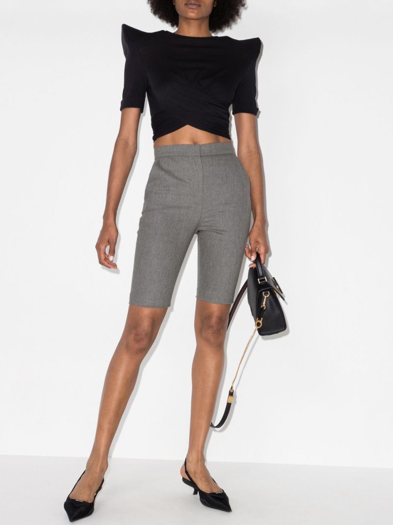 High-rise Tailored Cycling Shorts