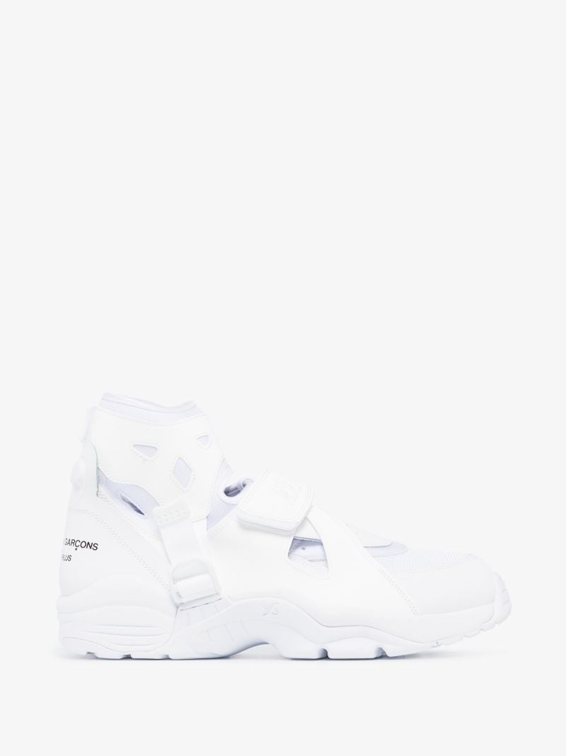 X Nike White Carnivore Sneakers